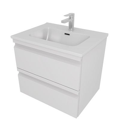 Тумба с раковиной Aquatek Вега 60 см AQ77060