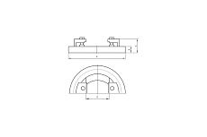 Поворотное основание для тисков SOVIS GT-150 26423
