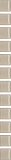 Бордюр Kerama Marazzi Карандаш Бисер беж матовый 1.4х20 см, POF012