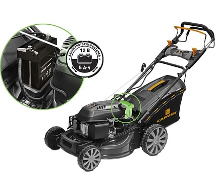 Бензиновая газонокосилка Carver LMG-3653DMSE-VS 01.024.00011