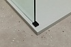 Душевая перегородка Allen Brau Infinity 3.21027.BBA 140x200 черный браш, прозрачное