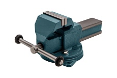 Слесарные тиски Россия 100 мм, поворотные 18663