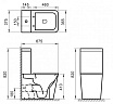 Унитаз-компакт BelBagno Ardente-R BB02093CPR/BB2112SC безободковый с сиденьем