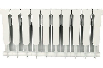 Биметаллический радиатор Rommer Profi BM 350 BI350-80-80-130 10 секций RAL9016 86632