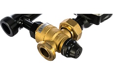 Насосно-смесительная группа Uni-Fitt DN25, с термосмесителем, с Grundfos UPSO 25-65 180, 491G2500