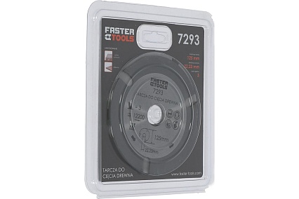 Диск пильный по дереву 125x22.2 мм Faster Tools 7293