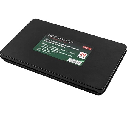Набор метчиков и плашек Rockforce метрический 20 предметов RF-M020-1(10456)
