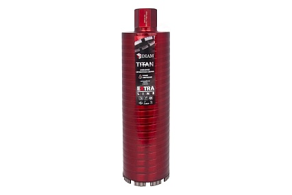 Сверло алмазное сегментное по армированному бетону Extra Line Titan САСС 62x450x4 мм, 1 1/4UNC Diam 313033