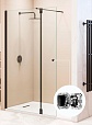 Душевая перегородка RGW Walk In WA-054B (WA-010B + Z-072B) 110x195 черный, прозрачное 351005413-14