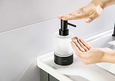 Дозатор для мыла Aquatek Лира AQ4429MB черный матовый