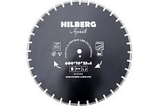 Диск алмазный отрезной по асфальту Hard Materials Лазер (600х25.4 мм) Hilberg HM313