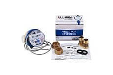 Счётчик учёта холодной воды Энбра с импульсным выходом EV-AMi L80 D15 B со сгонами