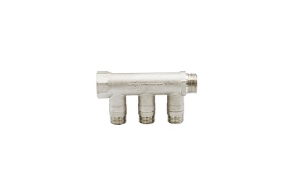 Коллектор VRT 3/4"x1/2", с отсечными кранами, 3 выхода 531862