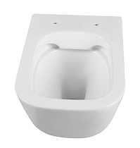 Подвесной унитаз SET Aquatek Лугано-015 4в1, кнопка белый