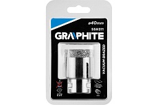 Коронка алмазная вакуумная пайка 40 мм, M14 Graphite 55H311