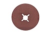 Фибровый круг Long Abrasive AF 561 оксид алюминия, 125x22,23мм, P80, 10 шт D11016-10