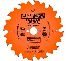 Диск пильный по дереву (160х20х2,6/1,6 мм; Z12) CMT 290.160.12H