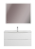 Мебель для ванной BelBagno Marino-Cer-N 100 см Bianco Lucido