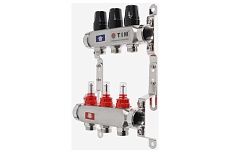 Коллекторная группа TIM с расходомерами из нержавеющей стали на 3 выхода 1x3/4 772771