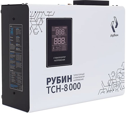 Стабилизатор напряжения однофазный Рубин ТСН 8 000 (8000ВА) РЭ-ТСН 8000