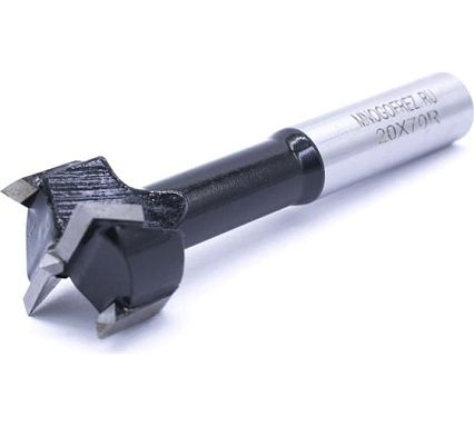 Сверло чашечное четырехзаходное по дереву FT120207R (20х70 мм; хв-к 10 мм; правое вращение) МНОГОФРЕЗ 6594