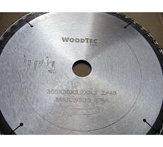 Пила дисковая 300х3.2/2.2x30 мм, Z48 WZ Woodtec ИН 299121