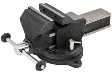 Тиски Forcekraft стальные поворотные с наковальней 3&quot;, 80мм FK-6540303(60296)