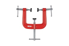 Струбцина WOODWORK трехсторонняя, 63.5 мм, усилие прижима 150 кг 4631169267278 EGC-6363