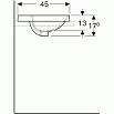 Раковина Geberit VariForm 55 см 500.720.01.2