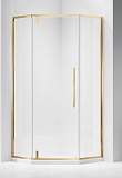 Душевой уголок Vincea Слим-Н (Slim-N) VSP-4SN900CLG 90x90 брашированное золото, прозрачный