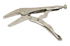 Ручной зажим Тундра удлиненный плоский захват, с фиксатором, 160 мм 4726213