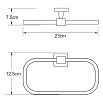 Вешалка для полотенец WasserKRAFT Dill K-3960 кольцо