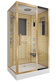 Душевая кабина Niagara Luxe NGL-7711G 120x90 R, золото