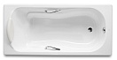 Чугунная ванна Roca Haiti 170x80 см 2327G000R с отверстиями для ручек и антискользящим покрытием