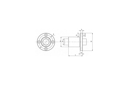 Линейный подшипник TECHNIX KBF60PP LMEF60UUTEСHNIX