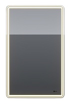 Зеркальный шкаф Lemark Element 50x80 с подсветкой LM50ZS-E, белый глянец