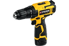 Дрель-шуруповерт Steher 12В, 1 АКБ 2Ач CD-120-1