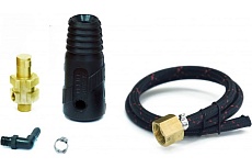 Разъем силовой TIG 50 M12x1 L=0.6 м + гайка 3/8G Aurora 14324