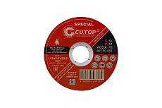 Профессиональный диск отрезной по металлу, нержавеющей стали и алюминию Special, Т41-115x0.8x22.2 мм CUTOP 50-853