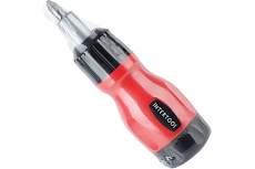 Реверсивная отвертка с комплектом насадок Intertool 6ед VT-1009