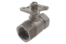 Двухходовой шаровой кран Techno 2020A из нержавеющей стали, под привод DN20, G3/4, КVS 4 660220-1