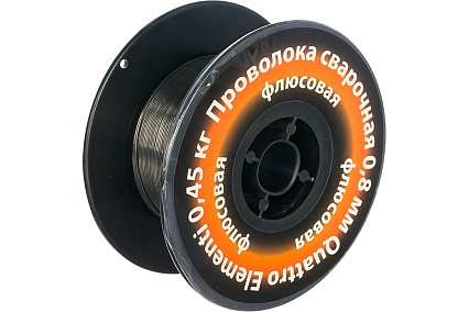 Проволока сварочная флюсовая (0.45 кг; 0.8 мм) Quattro Elementi 770-384