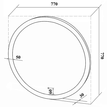 Мебель для ванной Руно Модена 75 см