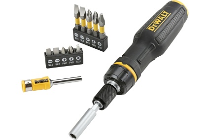 Отвертка со сменными вставками DeWalt 10 шт DWHT0-66567