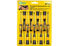 Набор отверток из 9шт, /3 крест. + 3 шлиц.+3 Torx/ CrV, магнитный наконечник Griff 031655