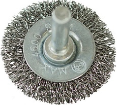 Щетка-крацовка плоская со шпилькой 75 мм, стальная витая проволока Pobedit 2122307