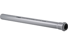 Труба RTP ПП, Д 40 мм, толщина стенки 1,8 мм, L 1000 мм, серая 11147