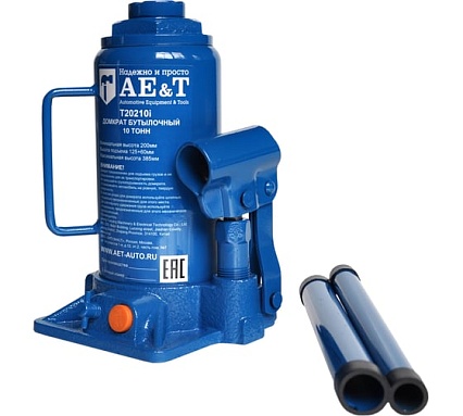 Домкрат бутылочный AE&T 10т T20210i