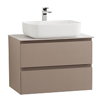 Мебель для ванной BelBagno Kraft 60 см со столешницей, эмаль, Бежевый матовый