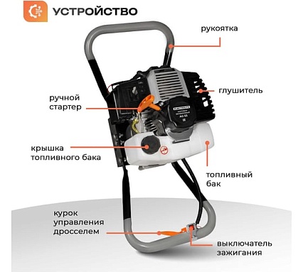 Мотобур Electrolite AG 53 6610